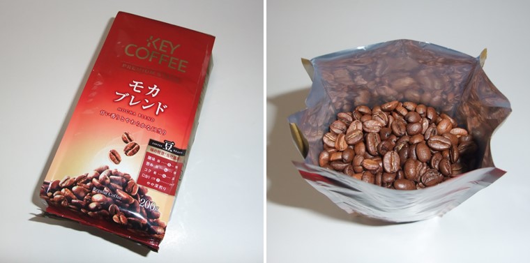 KEY COFFEE　PREMIUM STAGEモカブレンド【豆】パッケージ写真